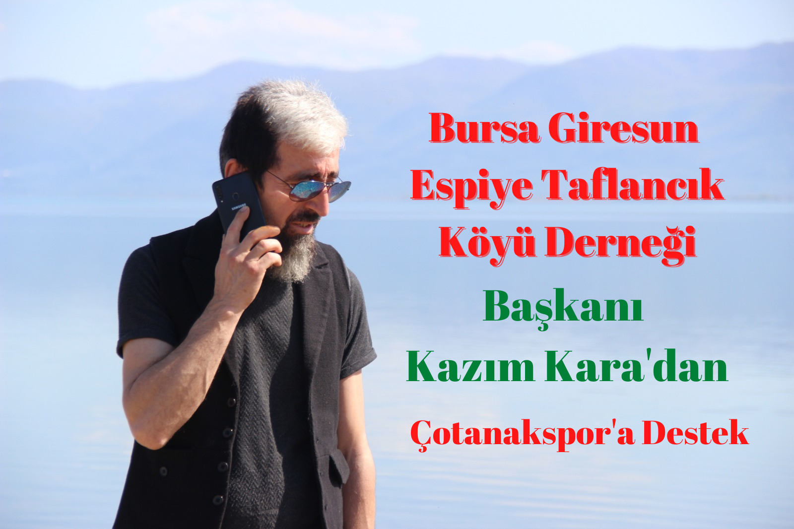 Taflancık Köyü Derneği Başkanı Kazım Kara’dan Çotanakspor’a destek